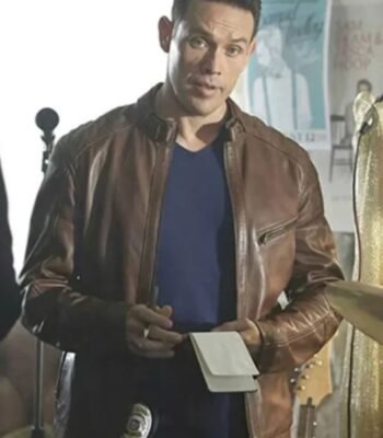 Kevin Alejandro Lucifer Brown Leather Jacket