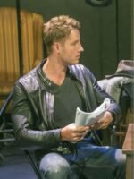 Kevin Pearson This Is Us Justin Hartley Black Leather Jacket