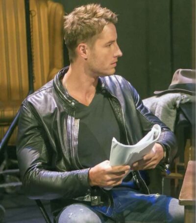 Kevin Pearson This Is Us Justin Hartley Black Leather Jacket
