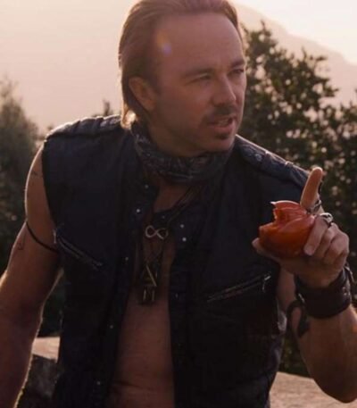 Kick Gurry Sense8 Puck Black Leather Vest