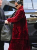 Kim Kardashian American Horror Story Fur Coat