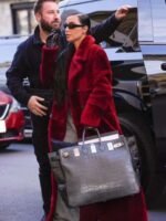 Kim Kardashian American Horror Story Fur Coat