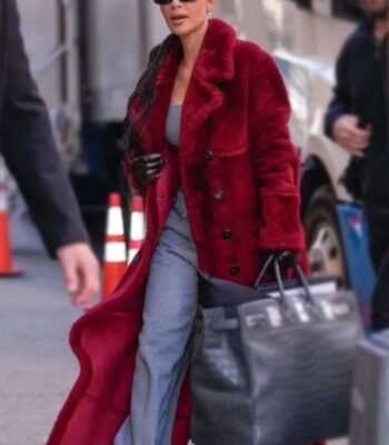 Kim Kardashian American Horror Story Fur Coat