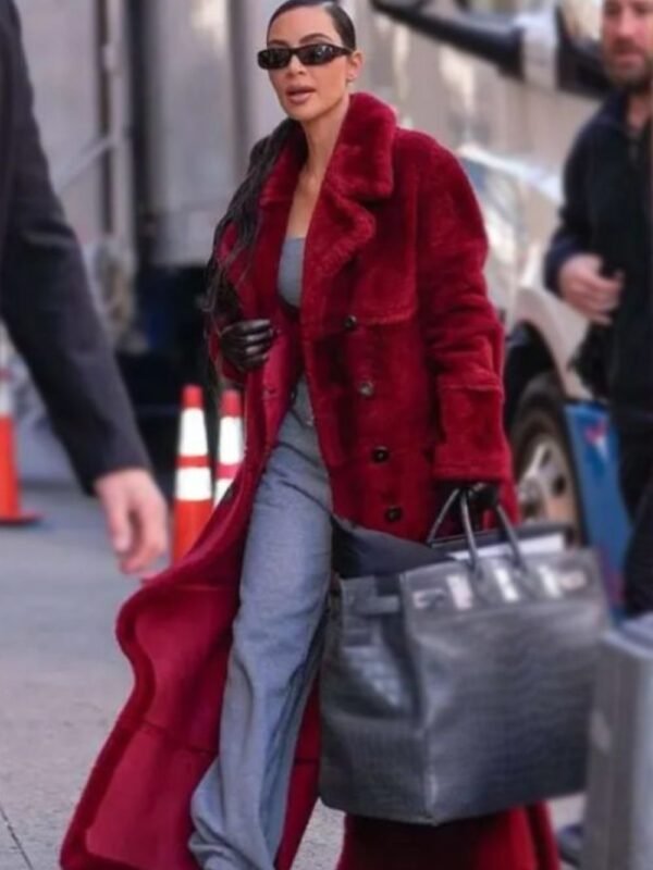 Kim Kardashian American Horror Story Fur Coat