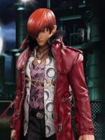 King Of Fighters XIV Iori Yagami Long red Coat