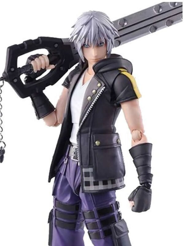 Kingdom Hearts 3 Riku Leather Half Sleeves Jacket