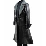 Kingdom Hearts III Sora Black Long Leather Coat