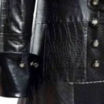 Kingdom Hearts III Sora Black Long Leather Coat