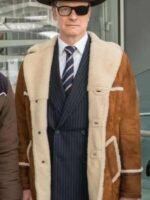 Kingsman The Golden Circle Harry Hart Brown Jacket