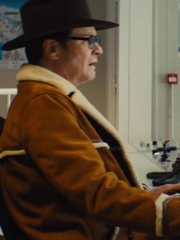 Kingsman The Golden Circle Harry Hart Brown Jacket