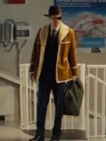 Kingsman The Golden Circle Harry Hart Brown Jacket