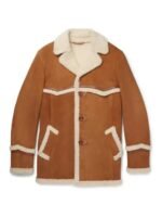 Kingsman The Golden Circle Harry Hart Brown Jacket