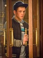 Kingsman The Secret Service Eggsy Black Bomber Jacket