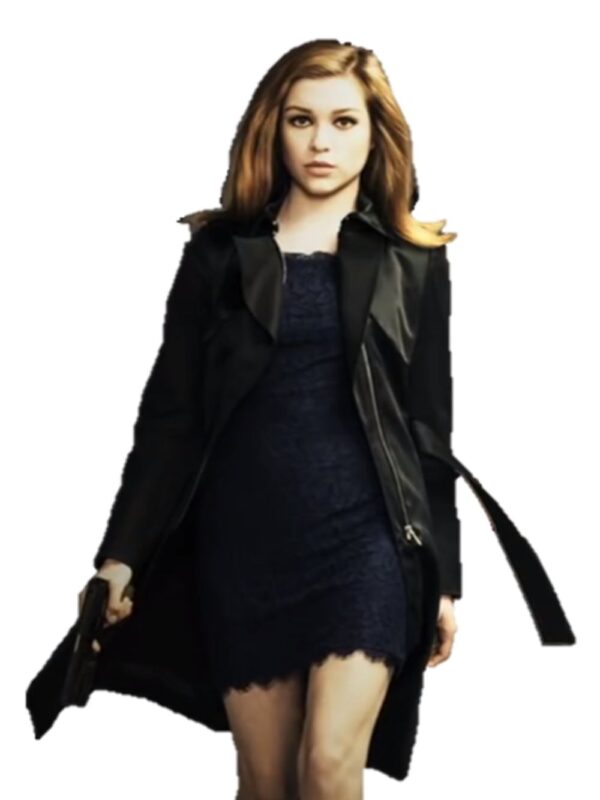Kingsman The Secret Service Sophie Roxy Black Coat