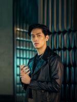 KinnPorsche the Series La forte S01 Bible Wichapas Sumettikul Black Leather Jacket