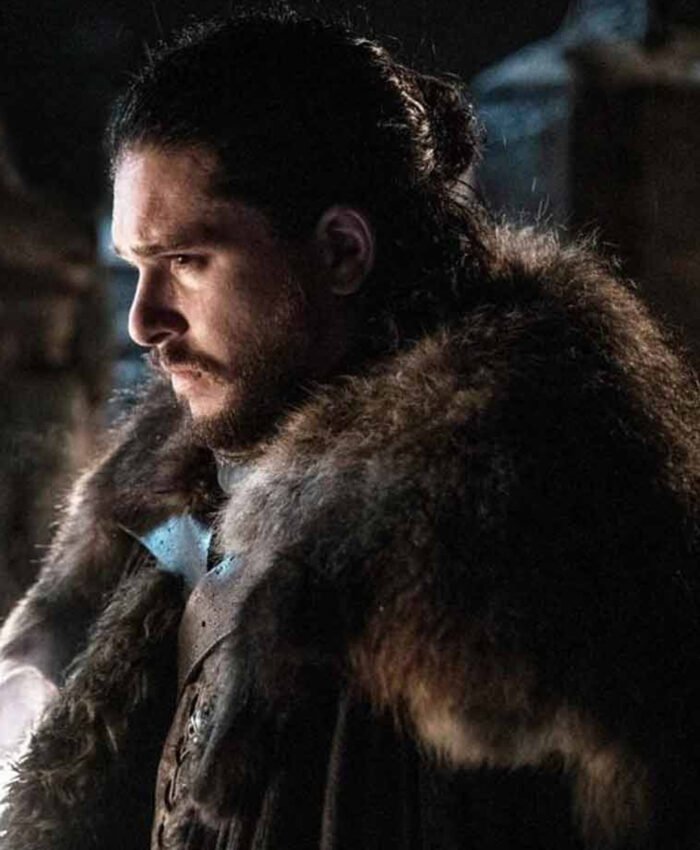 Kit Harington Eternals Dane Whitman Fur Long Coat