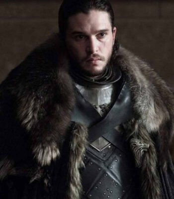 Kit Harington Eternals Dane Whitman Fur Long Coat