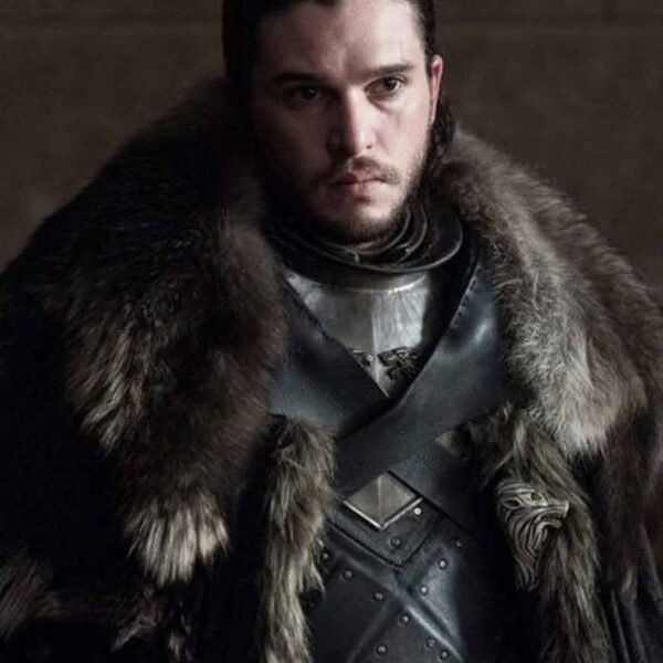 Kit Harington Eternals Dane Whitman Fur Long Coat