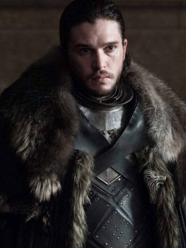 Kit Harington Eternals Dane Whitman Fur Long Coat
