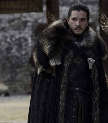 Kit Harington Eternals Dane Whitman Fur Long Coat