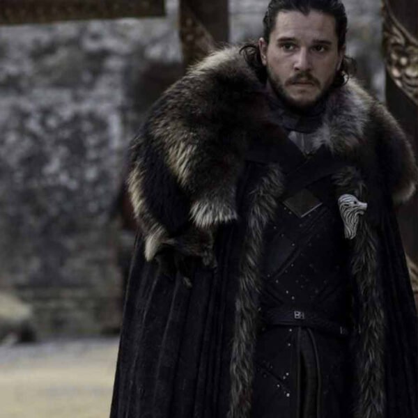 Kit Harington Eternals Dane Whitman Fur Long Coat