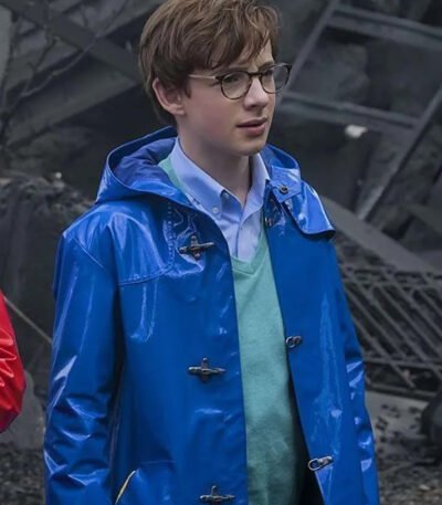 Klaus Baudelaire A Series Of Unfortunate Events Blue Hooded Coat