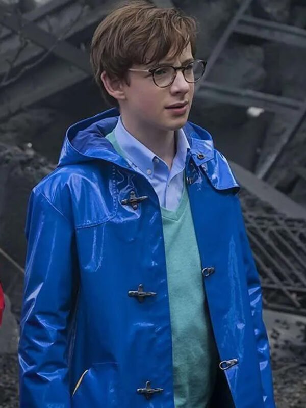 Klaus Baudelaire A Series Of Unfortunate Events Blue Hooded Coat