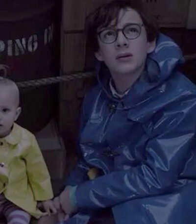 Klaus Baudelaire A Series Of Unfortunate Events Blue Hooded Coat