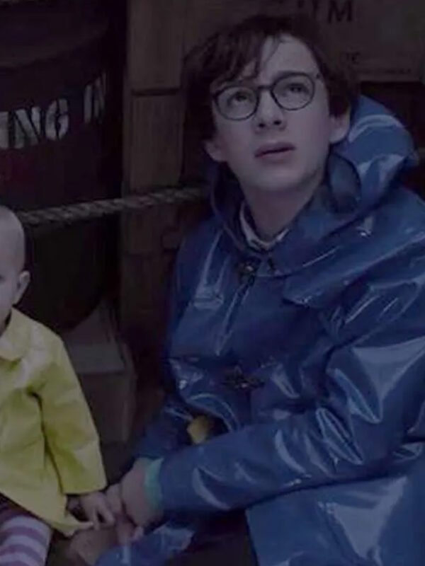 Klaus Baudelaire A Series Of Unfortunate Events Blue Hooded Coat