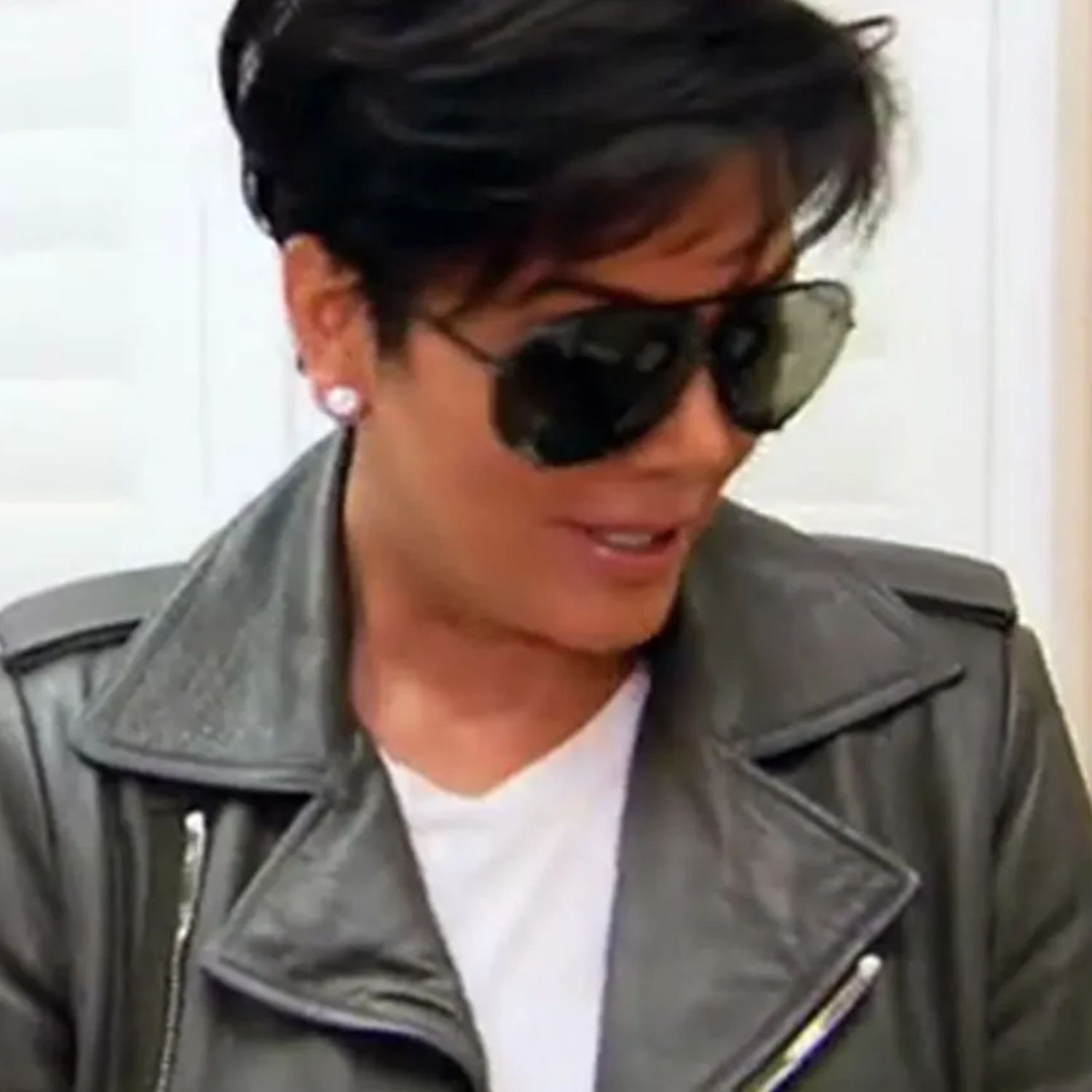 Kris Jenner KUWTK S09 Biker Jacket Kris Jenner KUWTK S09 Biker Jacket