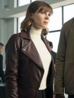 Kristen Bouchard Evil Purple Leather Jacket