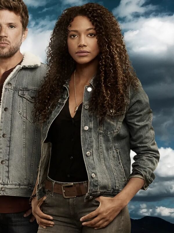 Kylie Bunbury Big Sky Cassie Black Denim Jacket