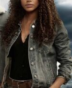 Kylie Bunbury Big Sky Cassie Black Denim Jacket