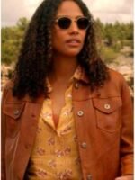 Kylie Bunbury Big Sky S03 Brown Jacket