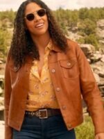 Kylie Bunbury Big Sky S03 Brown Jacket