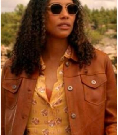 Kylie Bunbury Big Sky S03 Brown Jacket