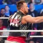 LA Knight Black Leather Vest