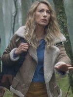 La Brea Natalie Zea Shearling Jacket