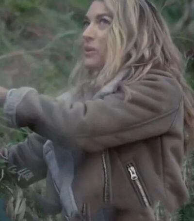 La Brea Natalie Zea Shearling Jacket
