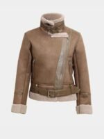 La Brea Natalie Zea Shearling Jacket