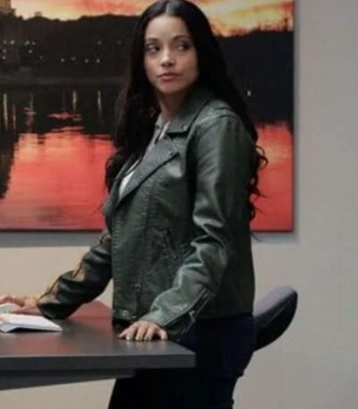 Lacey Quinn Found 2023 Green Biker Jacket