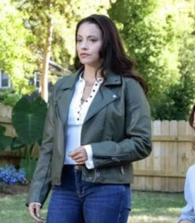 Lacey Quinn Found 2023 Green Biker Jacket