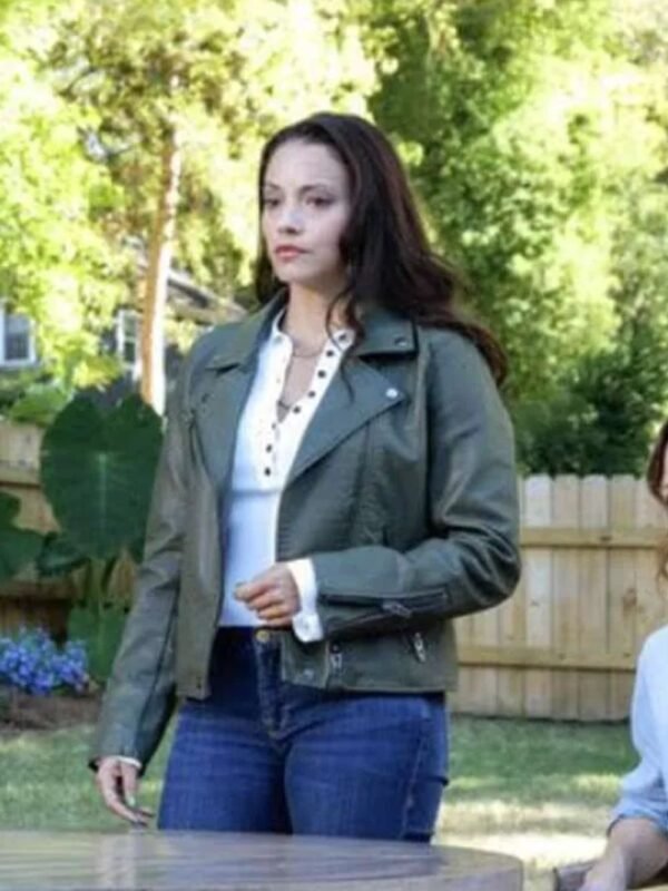 Lacey Quinn Found 2023 Green Biker Jacket