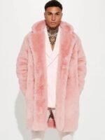 Lachlan Mink Fur Pink Coat