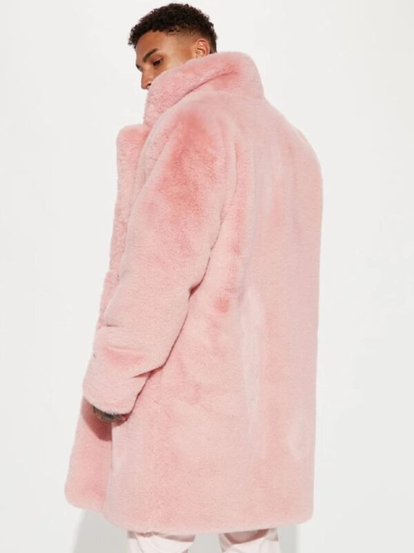 Lachlan Mink Fur Pink Coat