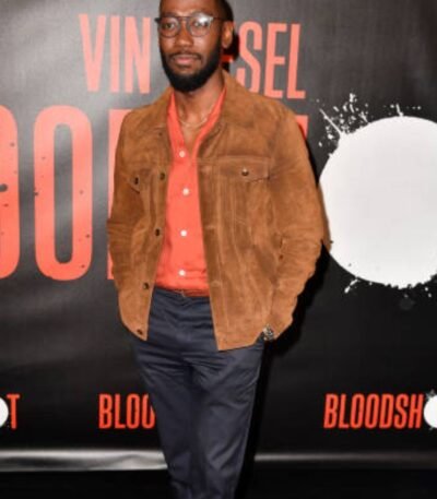 Lamorne Morris Bloodshot Brown Trucker Jacket