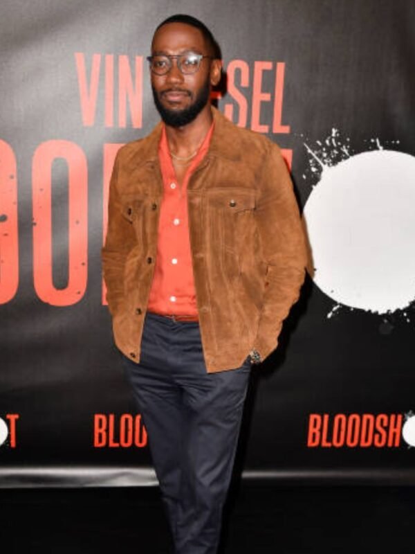 Lamorne Morris Bloodshot Brown Trucker Jacket