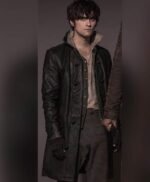 Landon Liboiron Frontier Trench Leather Coat