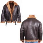 Larry Sheepskin Flying SF Brown Shearling Jacket