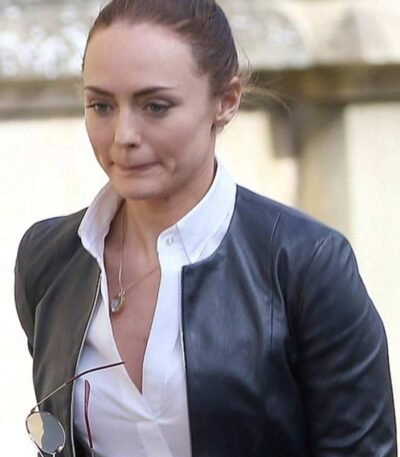 Laura Haddock Transformers 5 Black Leather Jacket